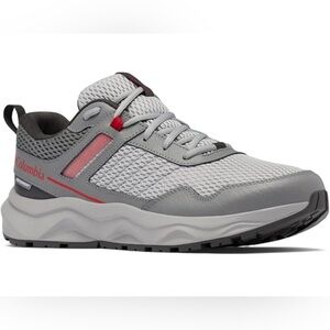 NWOT Columbia Gray and Red athletic Ortholite‎ EcoLT Sneakers. Men size 11